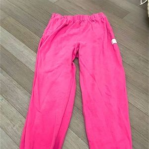 pink sweatpants